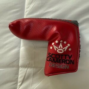Scotty Cameron Red and Black Putter Cover